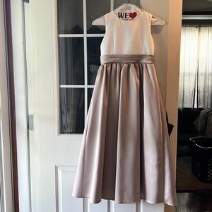 Sweet beginnings flower girl dress